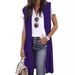 Aria Basics 2023 Europea Ad America Cross-Border Amazo New Style Cardiga Fashio Tred Mid-Legth Sleeveless Vest For_ecoleips.com