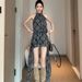 Plus-size French Resort-style Irregular Ruffle Dress For Women, New Spring Fashion Design Short Skirt_ecoleips.com