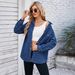 Women's Clothing Spring New Style Washed Thin Denim Shirt Top_ecoleips.com