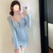 Sexy Strap Dress Two-Piece Set Elegant Cardigan Long Sleeve Blouse Sweet And Spicy High-End Early Spring Fashion Outfit_ecoleips.com