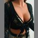 Elegant Lace Summer Cardigan - Slim Fit V-Neck Cover-Up With 3/4 Sleeves, Lightweight & Breathable For Women_ecoleips.com