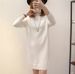 Aria Basics Aria Basics 2025 Autumn Winter New Half Turtleneck Pullover Sweater Base Shirt Loose Mid-Length Women's Knitted Dress Trendy_ecoleips.com