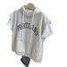 Real Shot Of Foreign Trade Sleeveless Hooded Sweatshirt For Women, Spring Autumn Korean Style, Loose And Versatile,_ecoleips.com
