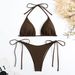 Sexy Backless Bikini Set – High-Cut Cheeky Bottoms & Adjustable Straps (Trendy & Flattering For Beach & Pool)_ecoleips.com
