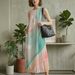 European And American French Lantern Long Skirt, Digital Printed Neck Hanging Flower Bud Skirt, Women's Clothing_ecoleips.com