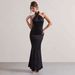 Women's Clothing Slim Fit Evening Dress Halter Neck Temperament American Style Wish Banquet Fashion Party_ecoleips.com