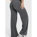 Cross-border Straight Yoga Pants Women, No Awkward Lines, High-waisted Flared Pants, Loose Fit For Outdoor Sports_ecoleips.com