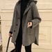 Chic Checkered Hooded Wool Coat For Women – Oversized Longline Trench Coat With Pockets In Classic Houndstooth Pattern_ecoleips.com