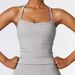 Women's Clothing Sanded Beautiful Back Yoga Vest Quick Drying Fitness Top Outer Wear Running Sports Vest Female_ecoleips.com