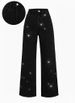 Aria Basics Cross-border European And American Best-selling Casual Straight-leg Jeans For Women, Loose-fitting,_ecoleips.com