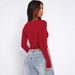 Y2K Clothing Sexy Square-neck T-shirt For Women, Fashion, Long-sleeved Short Bm Top, European And American Hot Girl_ecoleips.com