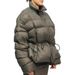girl Girl Nanyou Women's Waist-Tie High-Neck Jacket 2025 Autumn Winter New High-End Light Short Down Coat_ecoleips.com