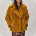Luxury Faux Fur Collar Oversized Trench Coat For Women - Plush Winter Warm Coat With Pockets In Caramel & Blue (S/M/L/XL)_ecoleips.com
