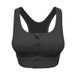 One-Piece Front Zipper Sports Shockproof High-Intensity Fixed Cup Outer Wear Beautiful Back Fitness Yoga Vest Bra_ecoleips.com