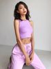 Women Sexy Slim Tops Summer Fashion O-neck Sleeveless Double Nylon Ladies Good Quality Tank Tops 6 Colors_ecoleips.com