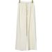 Suitable For All Seasons Si Linen Elastic Drawstring Airy Wide-Leg For Women 25 Summer New Lazy Loose Slimming Straight Pants 9017_ecoleips.com