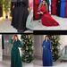 Asymmetrical Designer Dress with Fringe And Pleats Wrap Waist Ruffle Hem Cocktail Dress for Women in Black Red Blue Green (M-XXXL)_ecoleips.com