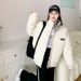 Winter New Down Cotton Clothes Women's Loose Stand-up Collar Short Cotton Clothes Cotton Thickened Bread Clothes_ecoleips.com
