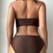 Women's Clothing Color Matching Sexy Hollow Bikini One-piece Swimsuit Beach Swimming Clothing_ecoleips.com