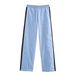 Women's Clothing Spring European And American Stand Up Collar Color Matching Cardigan Jacket Coat Casual Pants Trousers Fashion Suit_ecoleips.com