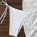 Women's Bikini Set With Lace-Up Star Design Sheer Mesh Skirt - Sexy Swimwear For Beach & Pool_ecoleips.com
