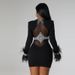Women's Clothing women's skirt new sexy hip tight dress long sleeve dress_ecoleips.com