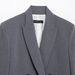 Women's Double-Breasted Blazer With Shoulder Pads – Classic Gray Structured Jacket For Xs-L (2129/095) – Retro Office Wear & Vintage Outfit Essential_ecoleips.com