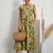 Women's Clothing Women's Cotton Linen Dress Sleeveless Round Neck Printed Design Loose Fit Summer Fashion Available In All Colors And Sizes_ecoleips.com