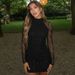 Hot-Selling Women's 2025 Winter New Fashion Sexy Slim Lace Rhinestone Bodycon Long Sleeve Dress_ecoleips.com