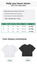 Summer 210g Korean Version Of The Open Button Short-sleeved Women's Model With Pure Cotton T-shirt Ins Tide Brand T-shirt Wholesale Spot Short_ecoleips.com