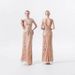 Women's Clothing Elegant Deep V Neck Sequined Dress Slim Fit Long Evening Gown For Women For Parties And Dances_ecoleips.com