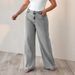 European And American Cross-border Foreign Trade Ripped Jeans, Washed High-waisted Straight-leg Versatile Slim-fit Denim_ecoleips.com