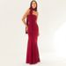 Women's Clothing Temperament Solid Color Wrap Chest Slim Figure Fishtail Dress With Long Skirt And Shawl For Women_ecoleips.com