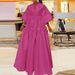 2026 Summer European And American Foreign Trade New Women's Bestseller V-neck Party Loose Long Dress_ecoleips.com
