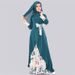 European, American, Middle Eastern, Turkish, Saudi Arabian Long Street Dresses With Prints, Elegant And Suitable For_ecoleips.com