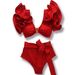 women's split sexy press line solid color high waist new_ecoleips.com