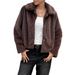 DiYun European And American Elegant Plush Long-Sleeve Coat Women's Clothing 2025 Autumn/Winter_ecoleips.com