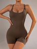 Women's Clothing Seamless One Piece Yoga Suit Beautiful Back One Piece Peach Hip Sports Elastic High Waist Hip Lifting Fitness Clothes_ecoleips.com