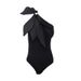Sexy Slim Fit One Piece Swimsuit For Women Fashionable Swimwear Hot Spring Two Piece Set_ecoleips.com