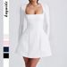 Diyun European And American Elegant Evening Long Sleeve High-end Short Dress Women's Clothing 2025 Autumn Winter_ecoleips.com