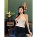 Off-Shoulder Camisole For Women, Summer Pure Desire Hot Girl Sexy Tube Top, Thai Style Niche Wrapped Chest Outerwear_ecoleips.com