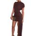 Spring New Women's Clothing Slim Fit Fashion Dress American Style Round Neck Irregular Sleeveless Bodycon Suit_ecoleips.com
