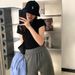 Bottom Slim Short Sleeve T-Shirt Women's Korean Version New Ins Skinny Short Fashion Top Women_ecoleips.com