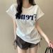 Loose Short-sleeved T-shirt Women's 2025 New Summer New Design Niche Top_ecoleips.com