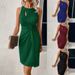 Cross-Border European And American Women's Fashion Round Neck Slim Fit Hollow Design Sleeveless Bodycon Elegant_ecoleips.com