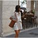 Women's Clothing Striped Shirt Shorts Suit Fashionable Comfortable Casual Loose Retro And Versatile Sets_ecoleips.com