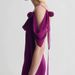 AD433 New European American Style Purple Elegant And Sexy Off-the-shoulder Backless Bodycon Dress_ecoleips.com