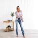 Women's High Stretch Flared Jeans - Comfortable Casual Denim Pants With Bootcut Design, Plus Size Available (Dark Blue, Medium Blue, Light Blue)_ecoleips.com