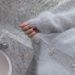 Oversized Mohair Cardigan - Soft Blue & Cream Knit Sweater, Japanese-Inspired Loose Fit, Lightweight Layering Piece_ecoleips.com