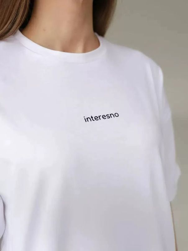 Summer New European And American Style Loose-fitting Trendy Niche Letter Print Versatile Casual Pure Cotton Short-sleeve_ecoleips.com